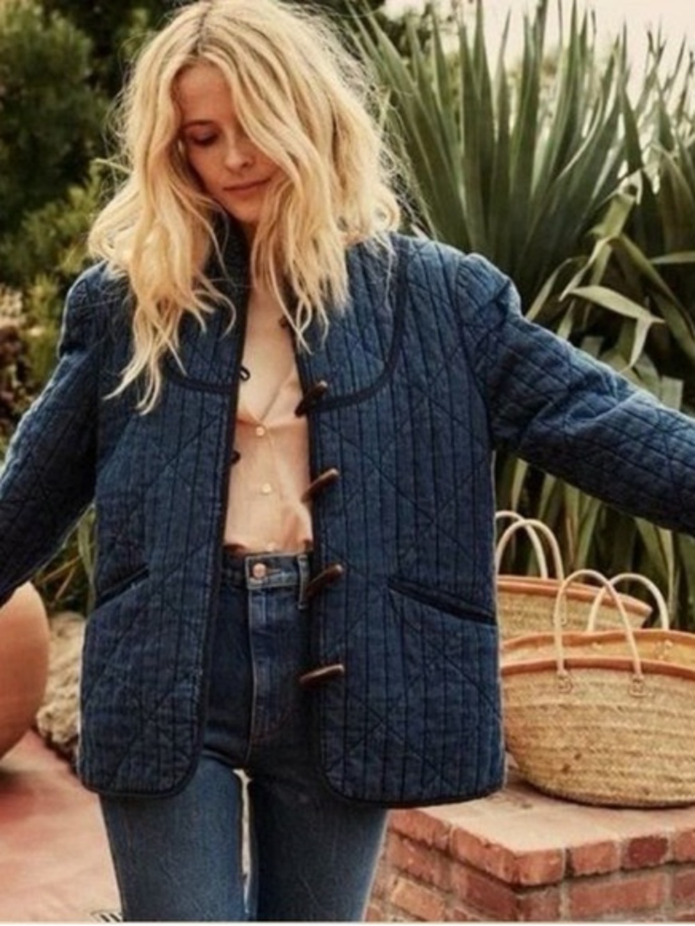 Dôen Parker Jacket, medium, denim blue